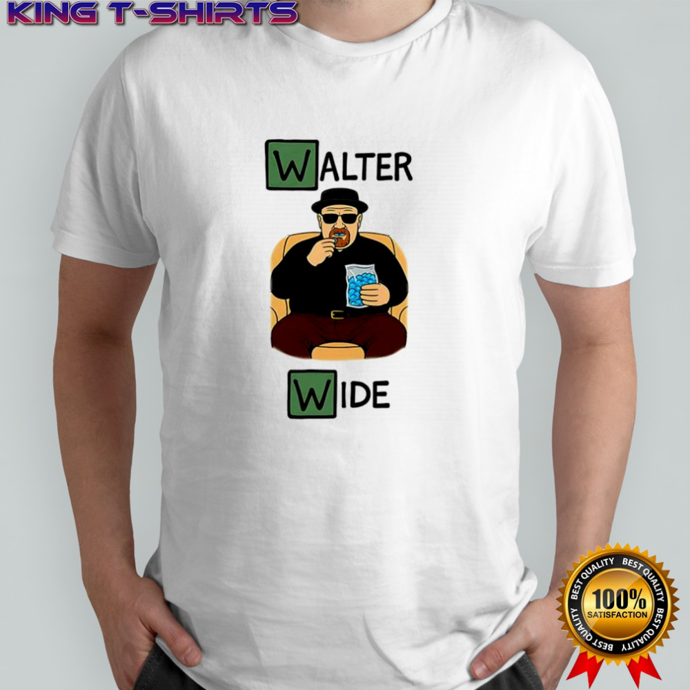 Walter Wide White Breaking Bad caricature shirt