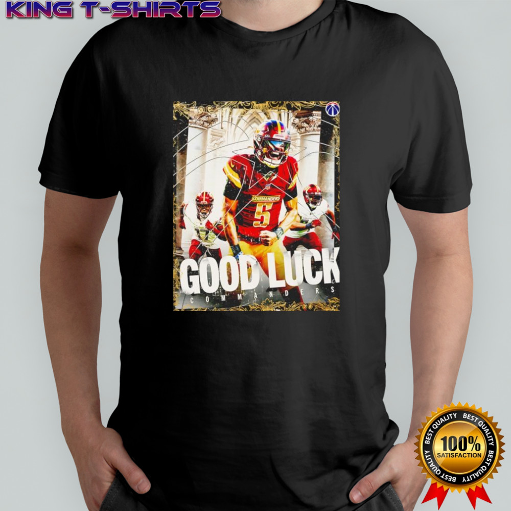 Washington Commanders football good luck commanders shirt
