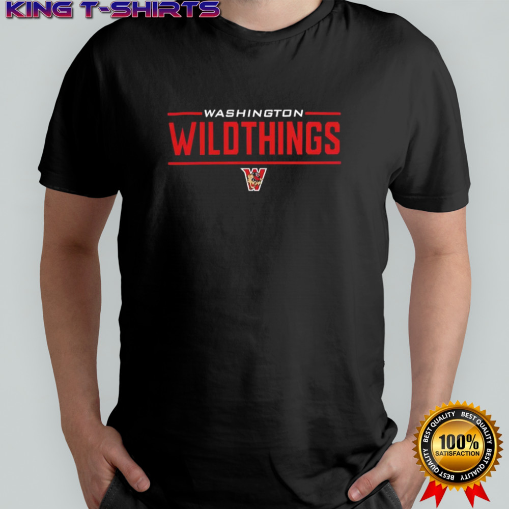 Washington Wild thing logo baseball shirt