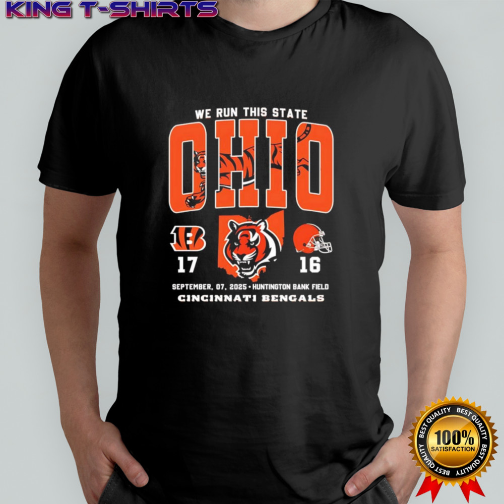 We run this State Ohio Cincinnati Bengals shirt