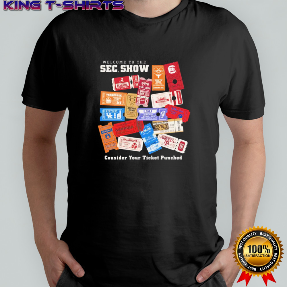 Welcome to the SEC show retro shirt