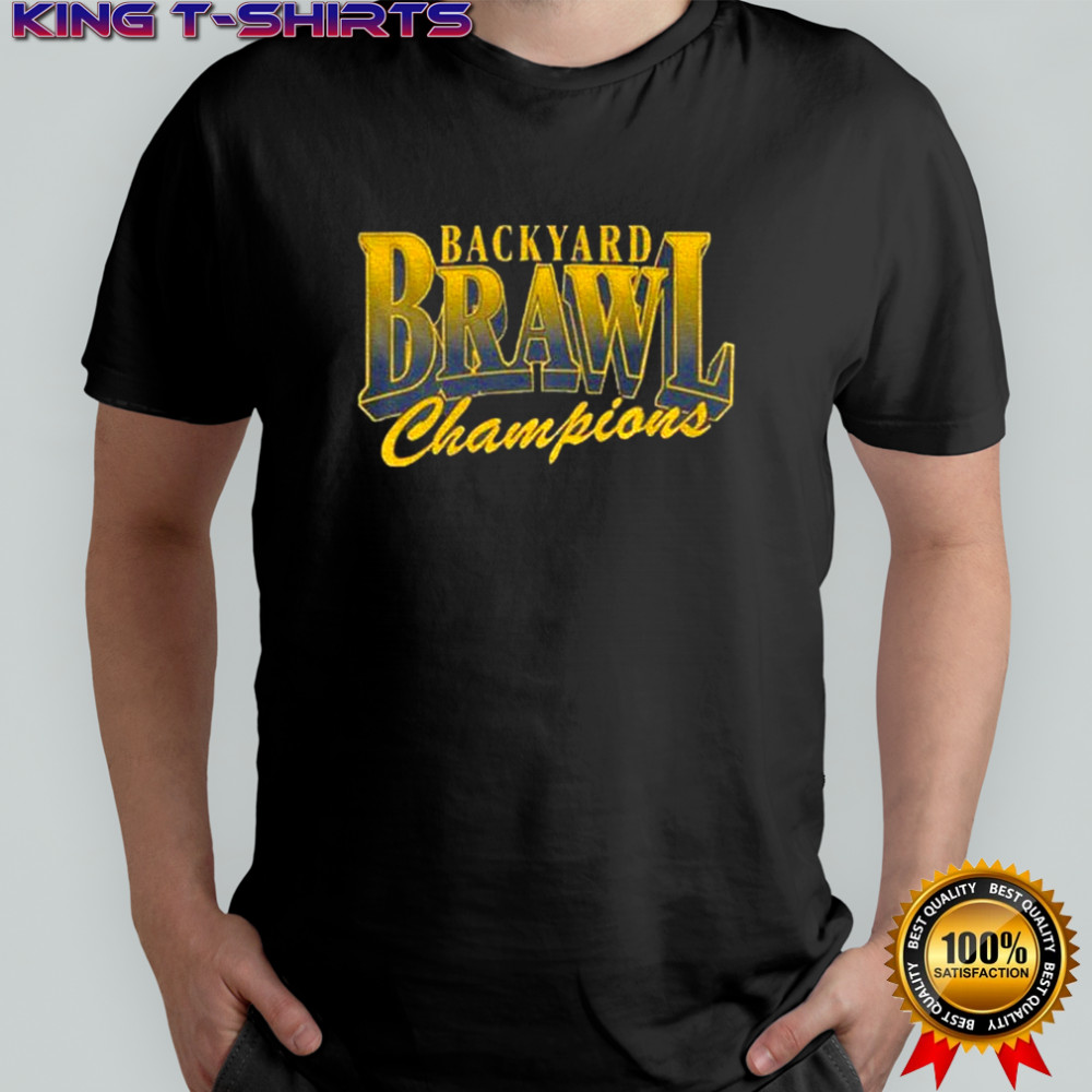 West Virginia Mountaineers Backyard Brwal Champions shirt