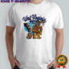 West Virginia University mountaineers throwback retro badge script shirt