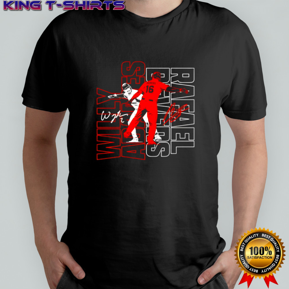 Willy Adames and Rafael Devers Dap Up signature shirt