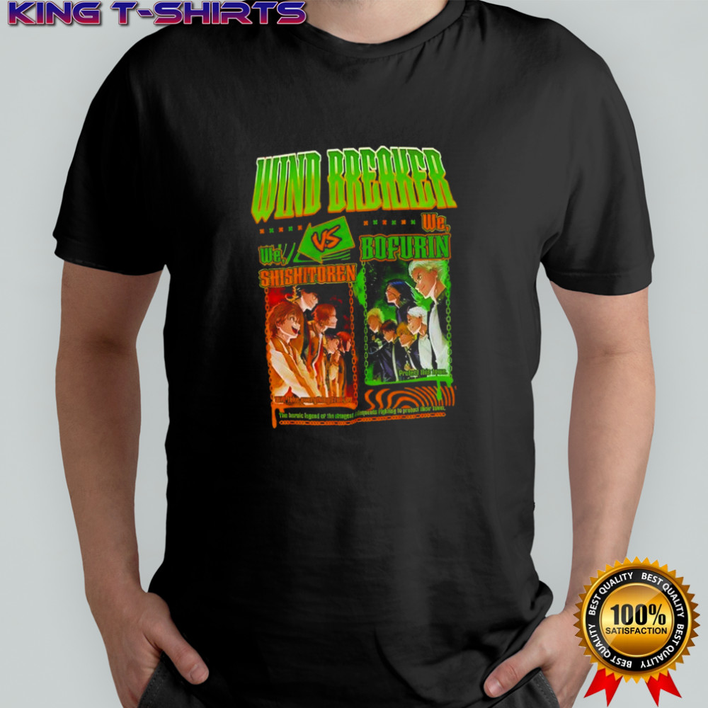 Wind Breaker Shishittoren vs Bofurin shirt