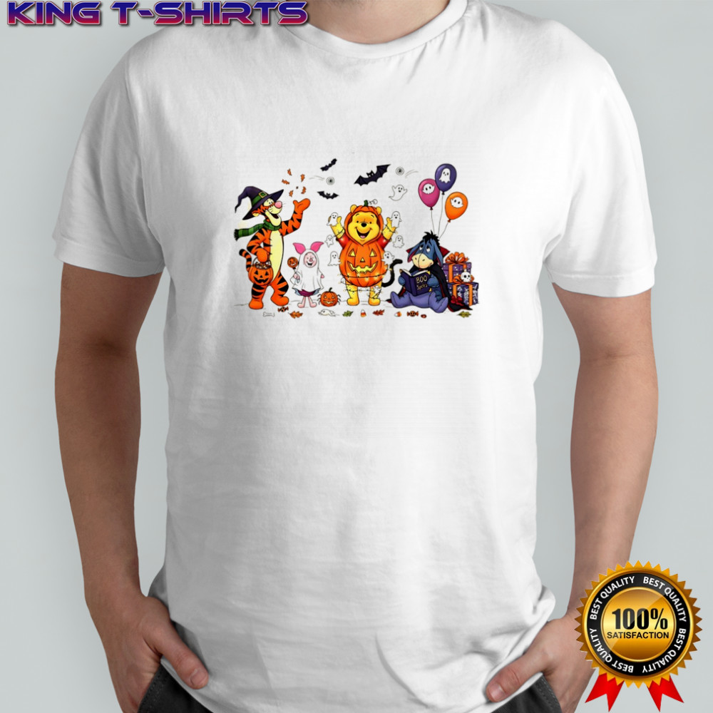 Winnie the Pooh witch spooky vibes Happy Halloween 2025 shirt