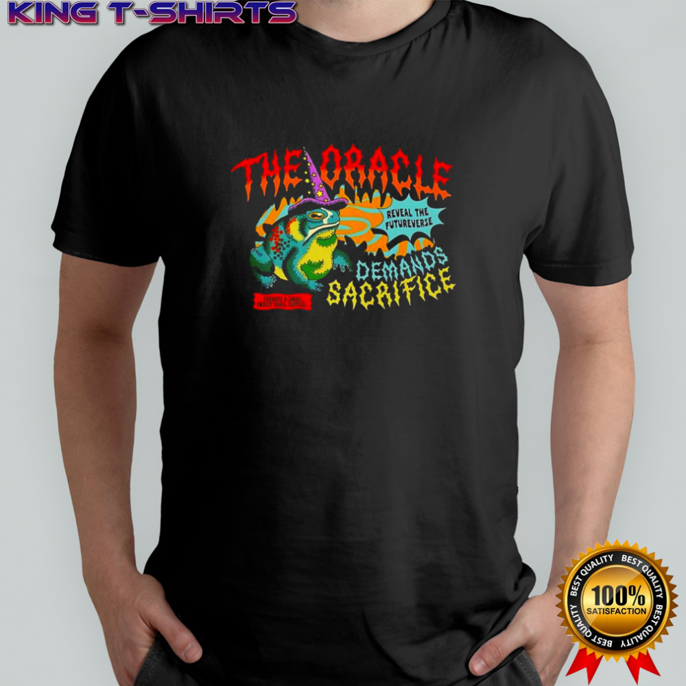 Witch Frog the oracle reveal the futureverse demands sacrifice shirt