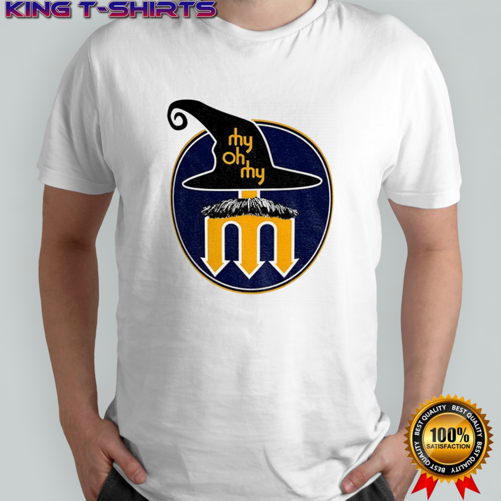 Witch Mustache Magic Cal Raleigh MLB Seattle baseball shirt