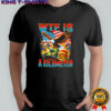 WTF Is A Kilometer American Eagle Tank and Burger shirt
