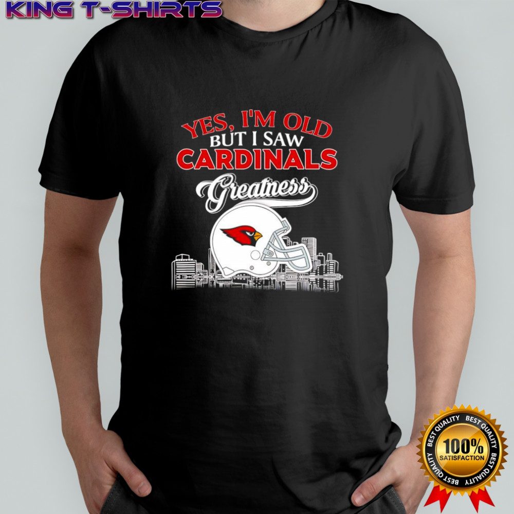 Yes I’m old but I saw St. Louis Cardinals greatness Super Bowl skyline helmet shirt
