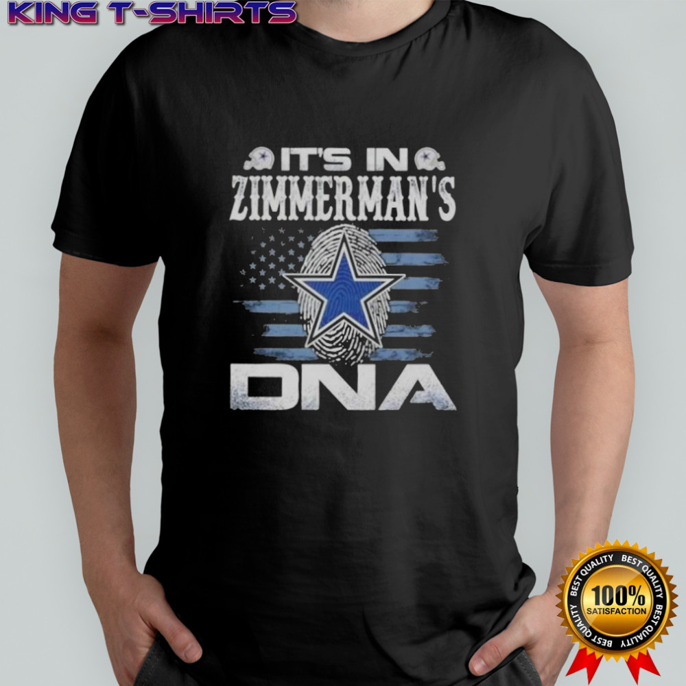 Zimmerman Dallas Cowboys It’s In DNA US Flag T-Shirt