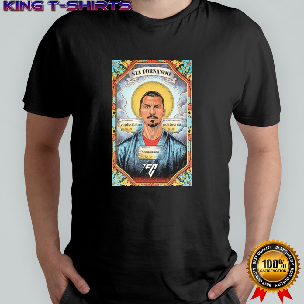 Zlatan Ibrahimović Sta Tornando card shirt