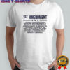 1st Amendment US Constitution Patriot shirt