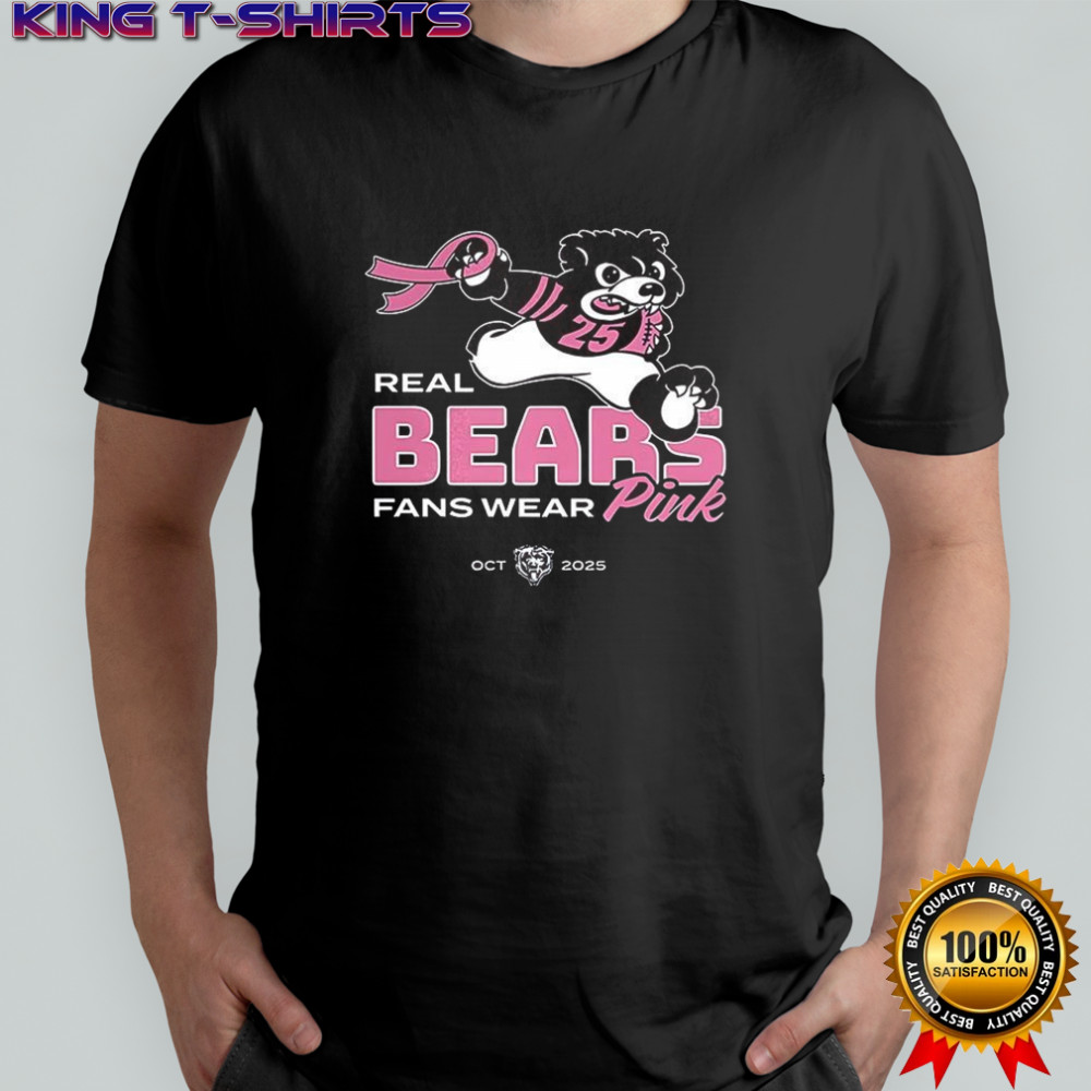 2025 Real Bears Fans Wear Pink shirt