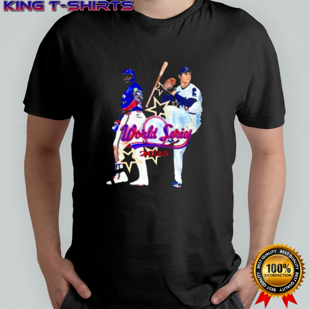 2025 World Series Vladdy Guerrero Jr. x Shohei Ohtani shirt