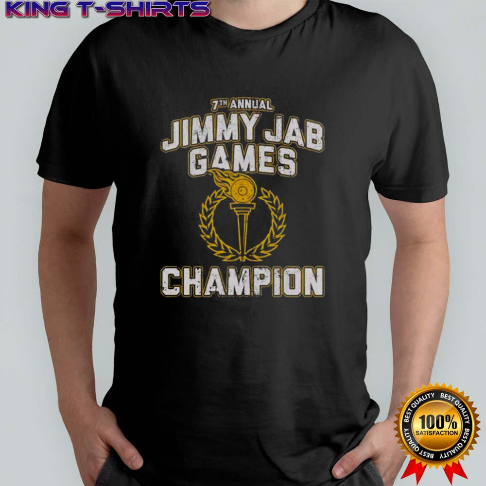 7th Annual Jimmy Jab Games Champion T-Shirt