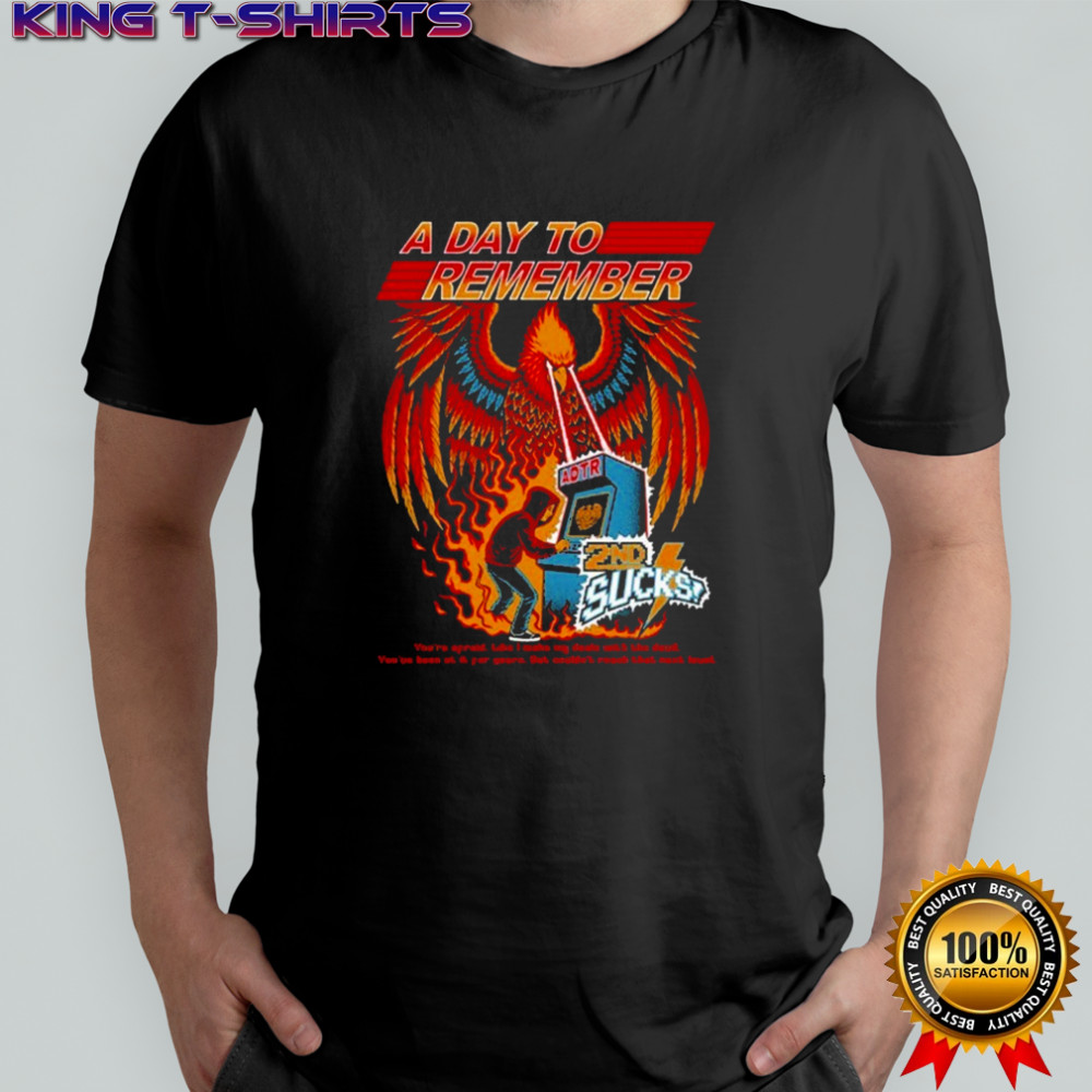 A Day To Remember ADTR 2nd Sucks T-shirt