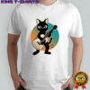 Acoustic guitar Black Cat T-shirt