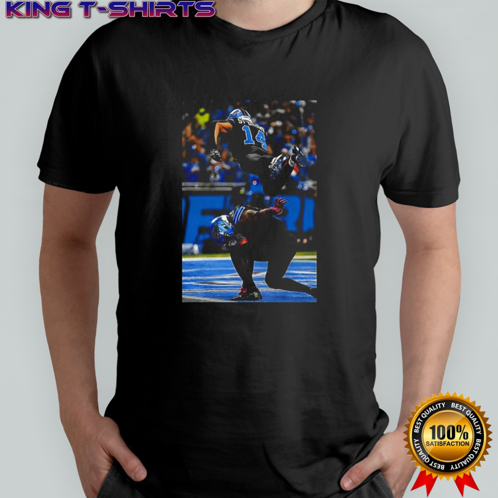 Amon-Ra St. Brown and Jahmyr Gibbs Detroit Lions football superhero goal celebration shirt