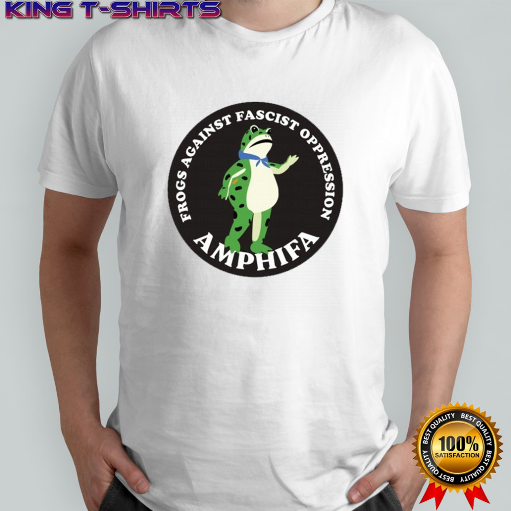 AMPHIFA Frogs Against Fascist Oppression Portland T-Shirt