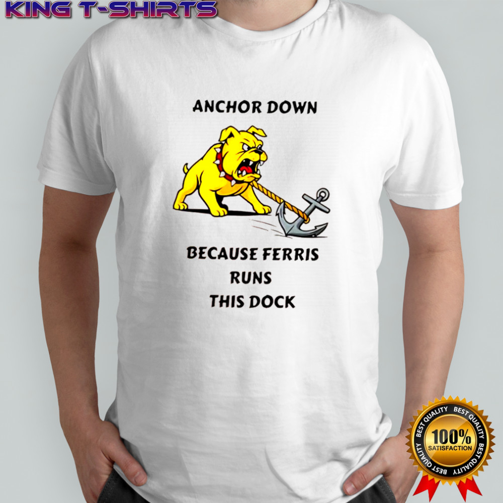 Anchor Down Because Ferris Runs This Dock shirt