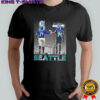 Athletes of DK Metcalf Seattle Seahawks vs Trevone Boykin Seattle Mariners signatures shirt