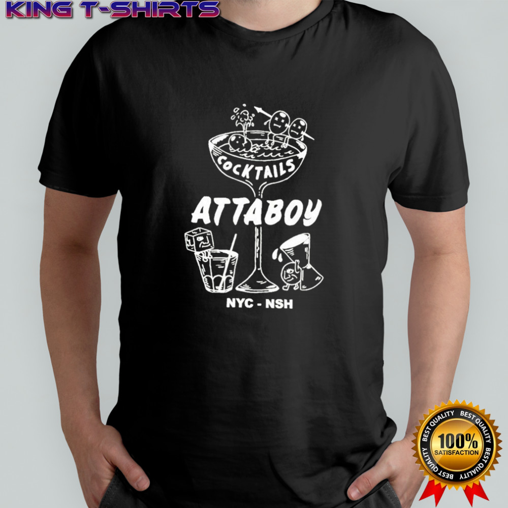 Attaboy NYC NSH Cocktails T-shirt