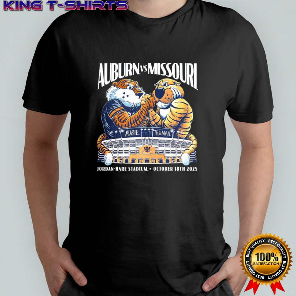 Auburn vs. Missouri 2025 Jordan-Hare Stadium shirt