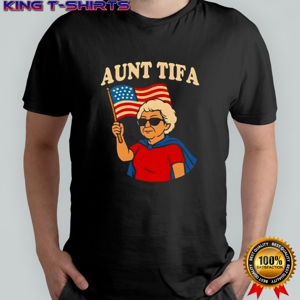 Aunt Tifa USA Flag Shirt