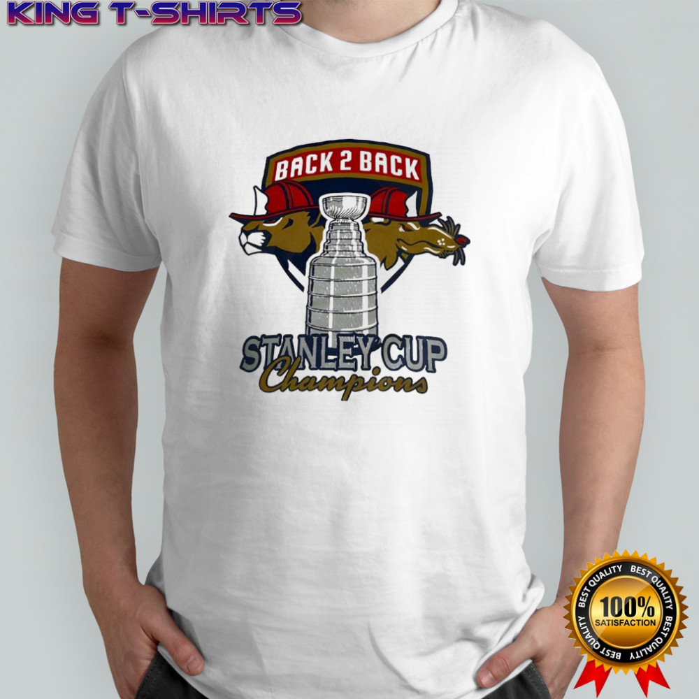 Back 2 Back Florida Panthers Stanley Cup champions logo shirt