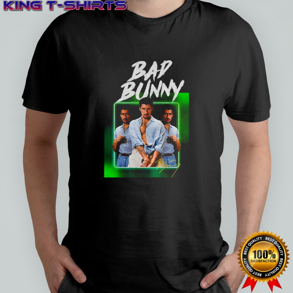 Bad Bunny Benito Bowl 2026 Puerto Rican signature graphic shirt