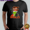 Baltimore Orioles Christmas Grinch Helmets Baseball Logo shirt