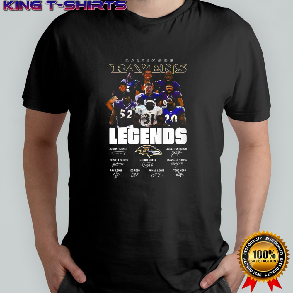 Baltimore Ravens Legends vintage signature shirt