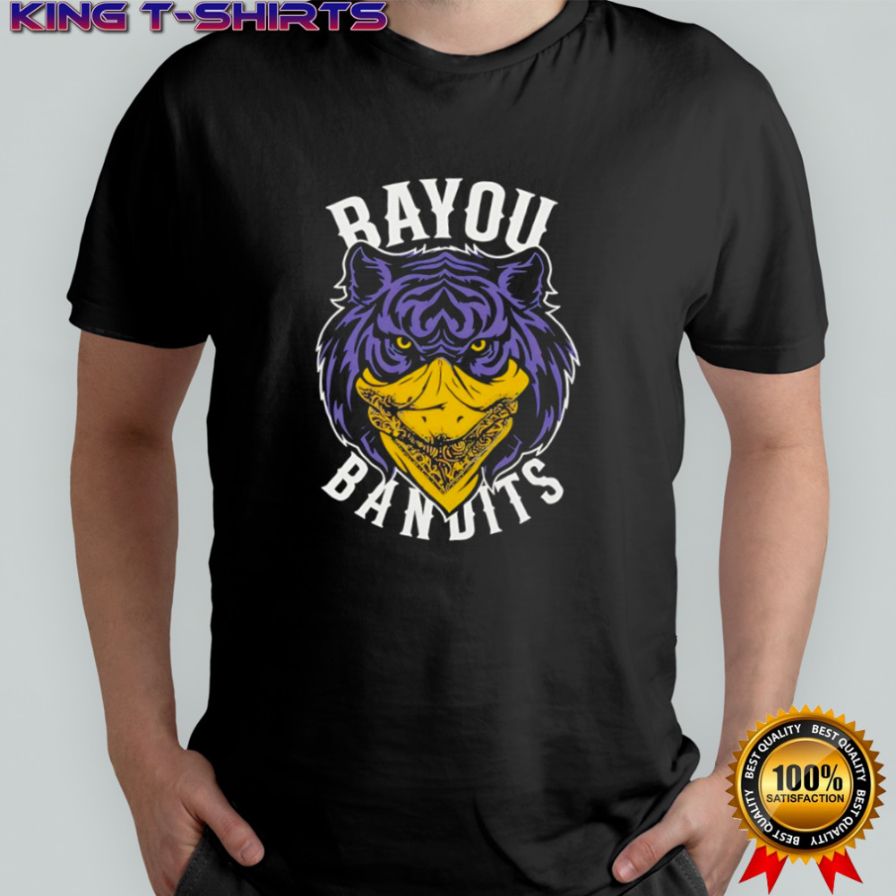 Bayou Bandits LSU Tigers logo shirt