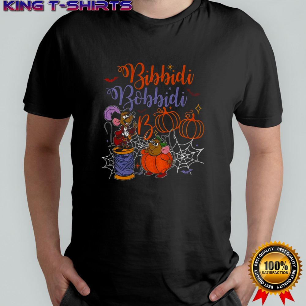 Bibbidi Bobbidi Boo Halloween Jaq and Gus Disney Cinderella shirt