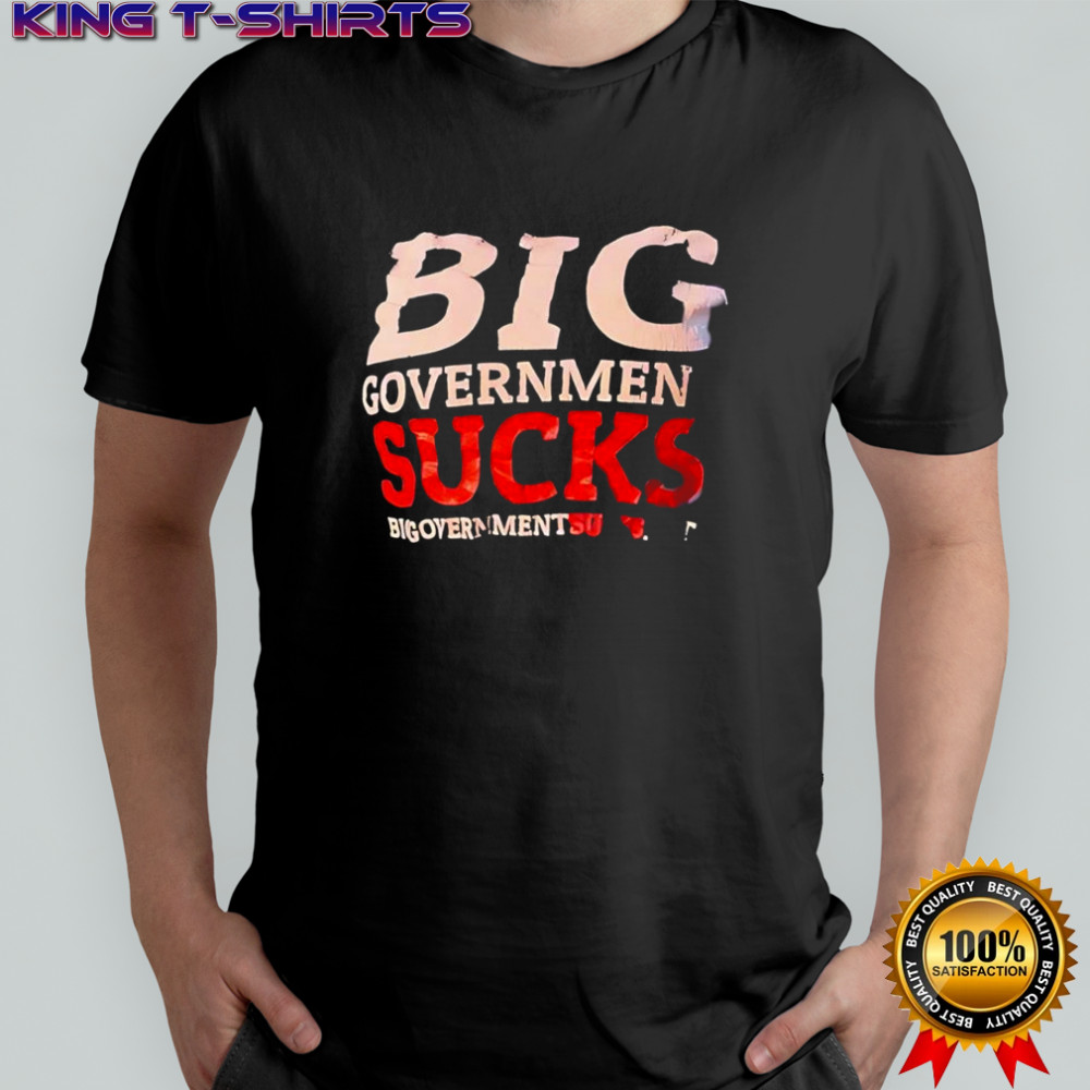 Big Government Sucks logo shirt