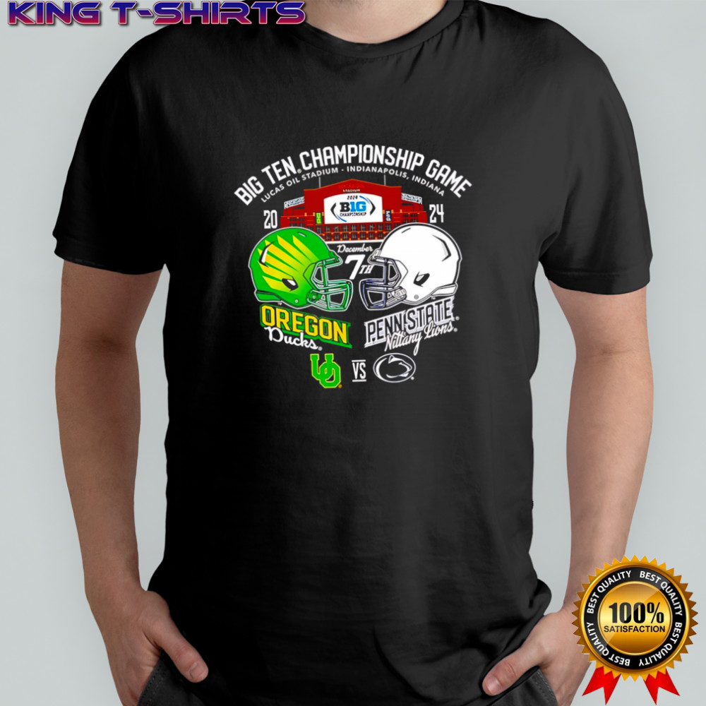Big Ten Football Championship Stadium helmets shirt