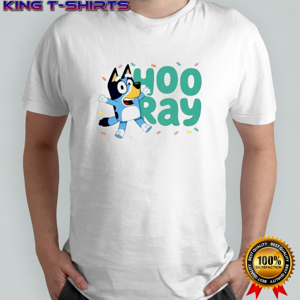 Bluey Teemill Hooray T-shirt