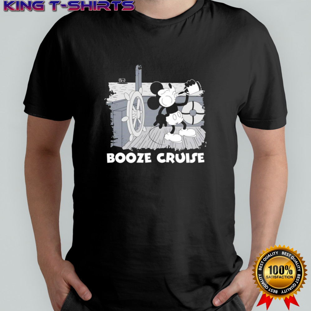 Booze Cruise Mickey Mouse shirt