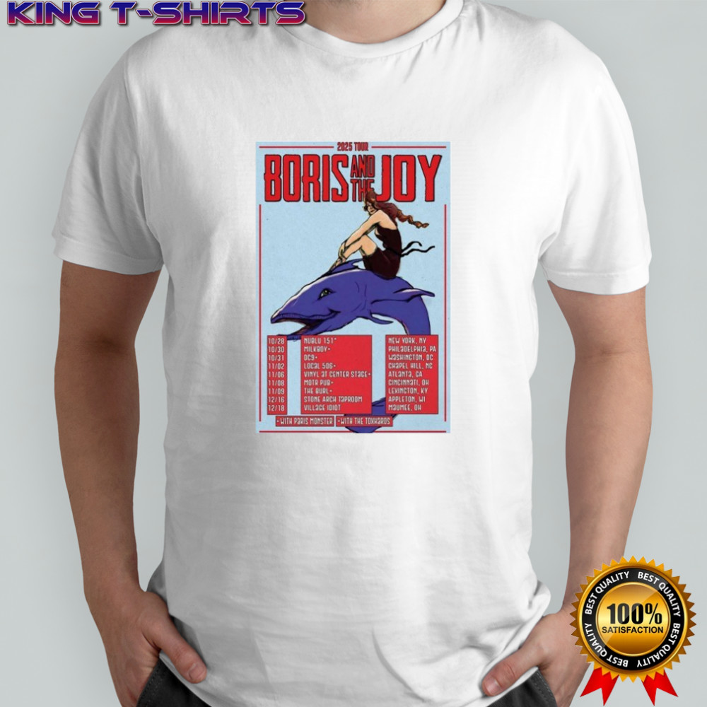 Boris And The Joy 2025 Tour T-shirt