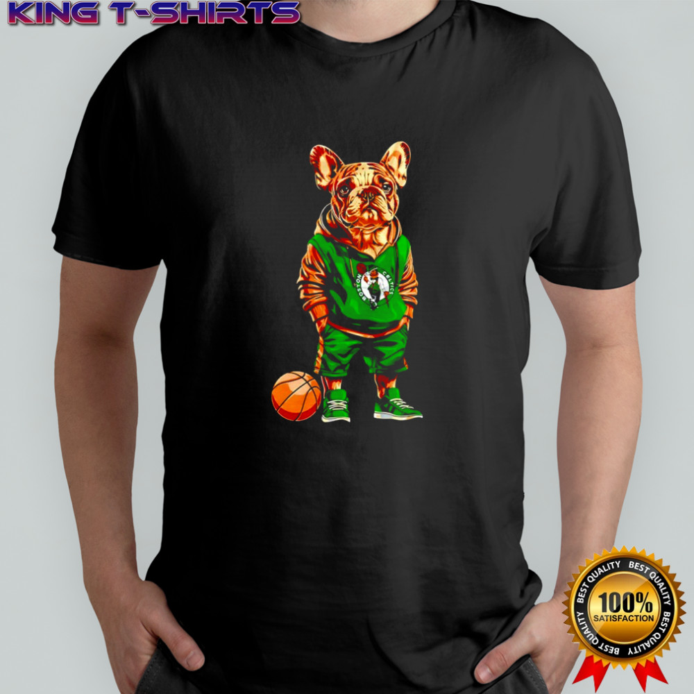 Boston Celtics x Bulldog Hoop Dogs shirt