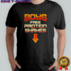Boys free protein shakes funny Gym shirt