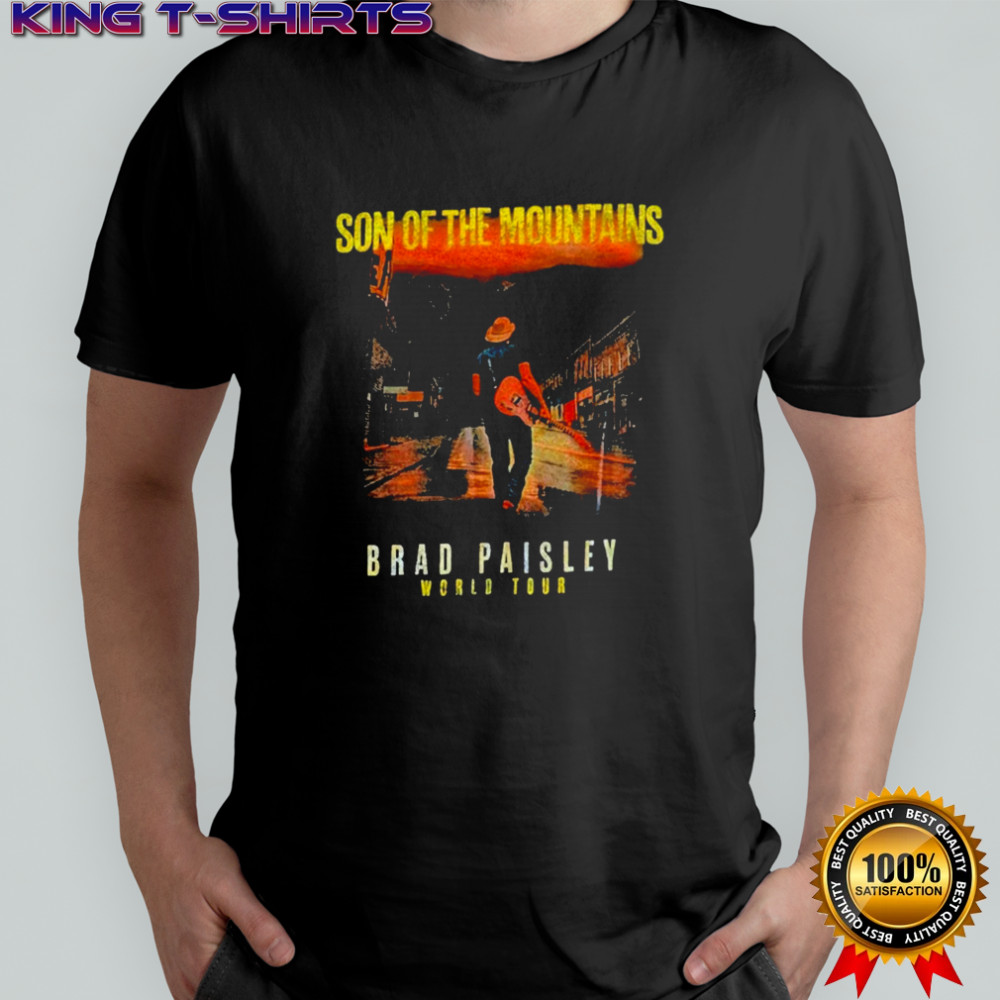 Brad Paisley Son Of The Mountains World Tour 2023 T-shirt