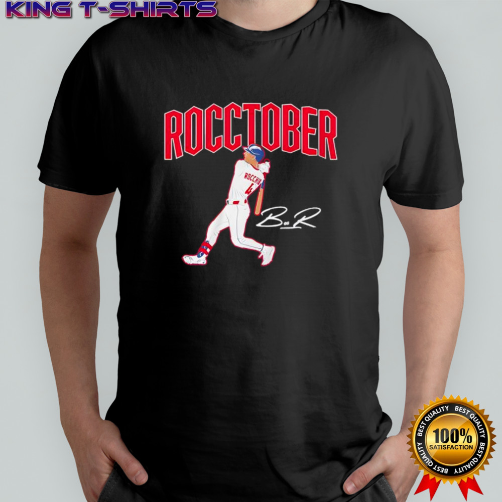 Brayan Rocchio Cleveland Guardians October Baseball MLB Signature Shirt