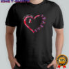 Breast Cancer Heart Dragonflies Awareness shirt