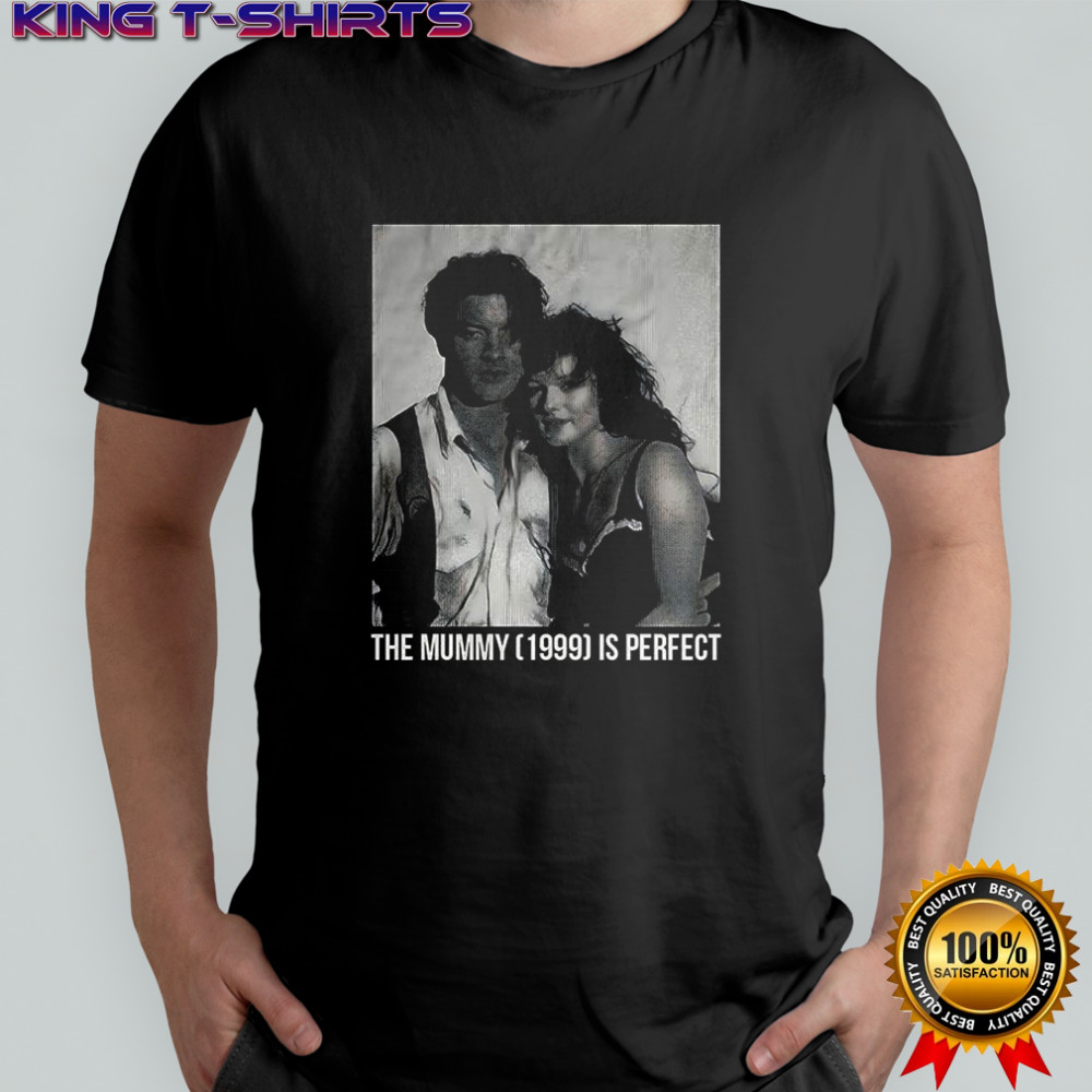 Brendan Fraser and Rachel Weisz Perfect Mummy 1999 is perfect portrait shirt