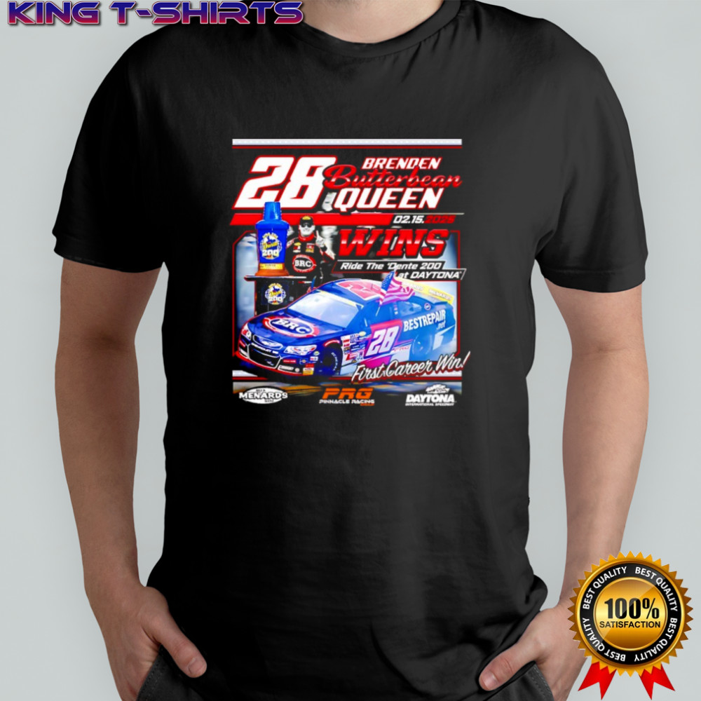 Brenden Butterbean Queen’s first career win at Daytona ARCA Menards Series shirt