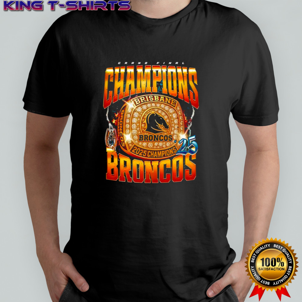 Brisbane Broncos NRL 2025 Ring shirt