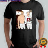 Brock Purdy and Mac Jones San Francisco 49ers football player graphic shirt