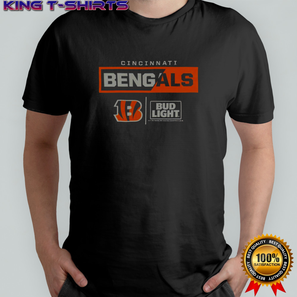 Bud Light Cincinnati Bengals Team T-Shirt